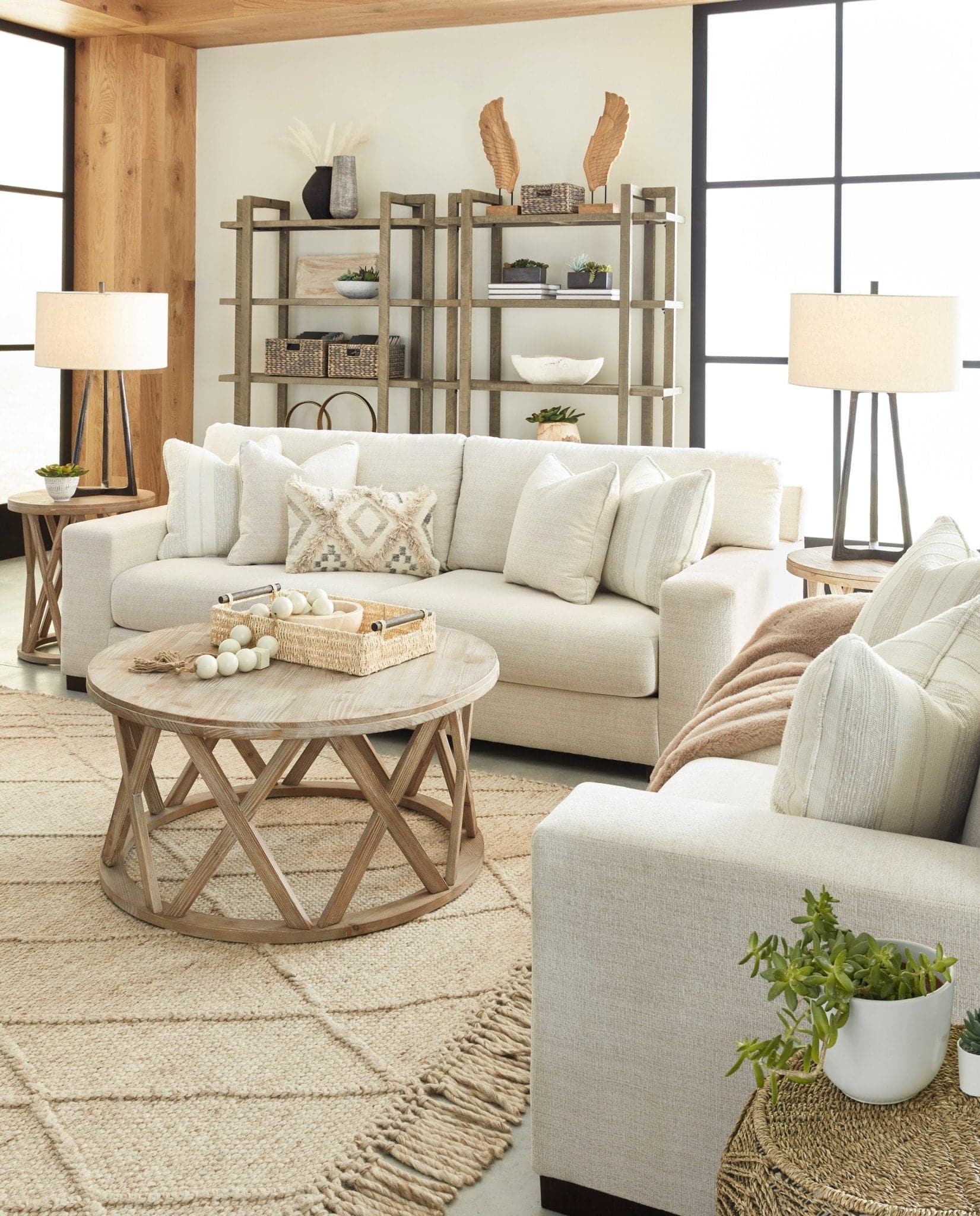 Transitional Loveseat in Light Beige - HER Home Design Boutique